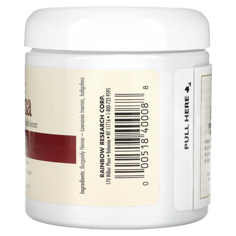 Rainbow Research Henna Hair Color and Conditioner, Persian Burgundy Dark Auburn, 4 Ounce - Image 2