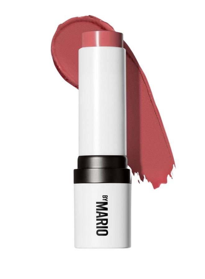 MAKEUP BY MARIO Soft Pop Blush Stick 10.5g – Shade Earthy Pink (Blushing Rose) – Creamy, Buildable, Natural Finish - Image 1