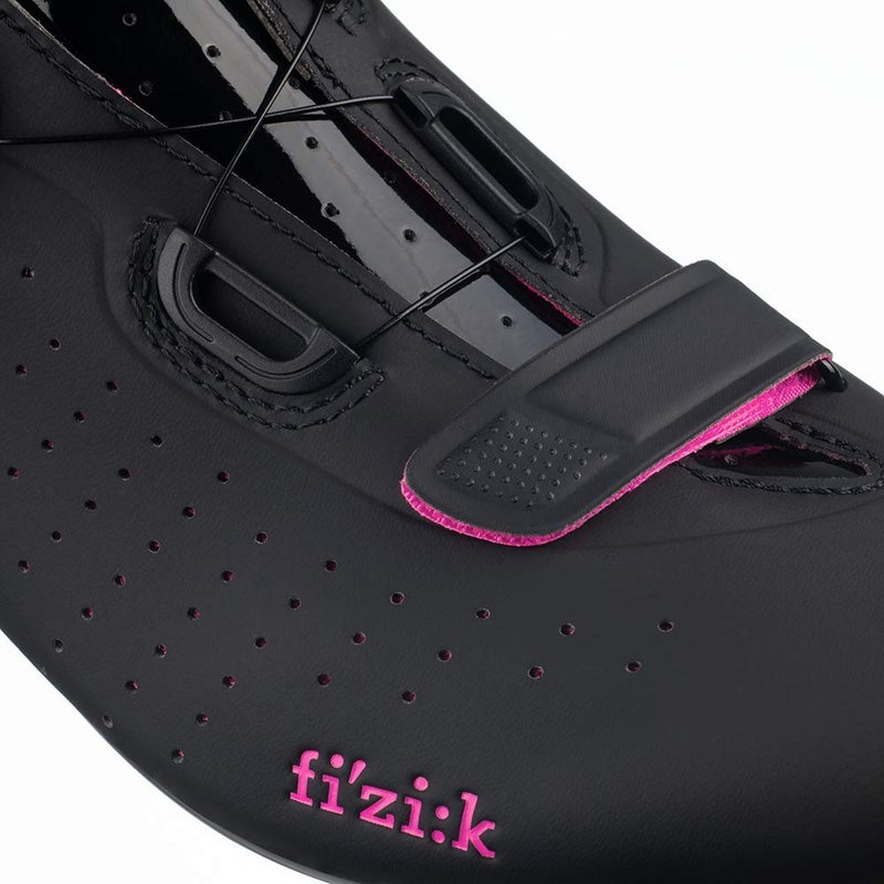 Fizik Tempo Overcurve R5, Road Cycling Shoes, Black/Pink Fluo, 10-10.5 US - Image 3