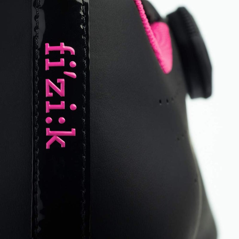 Fizik Tempo Overcurve R5, Road Cycling Shoes, Black/Pink Fluo, 10-10.5 US - Image 4