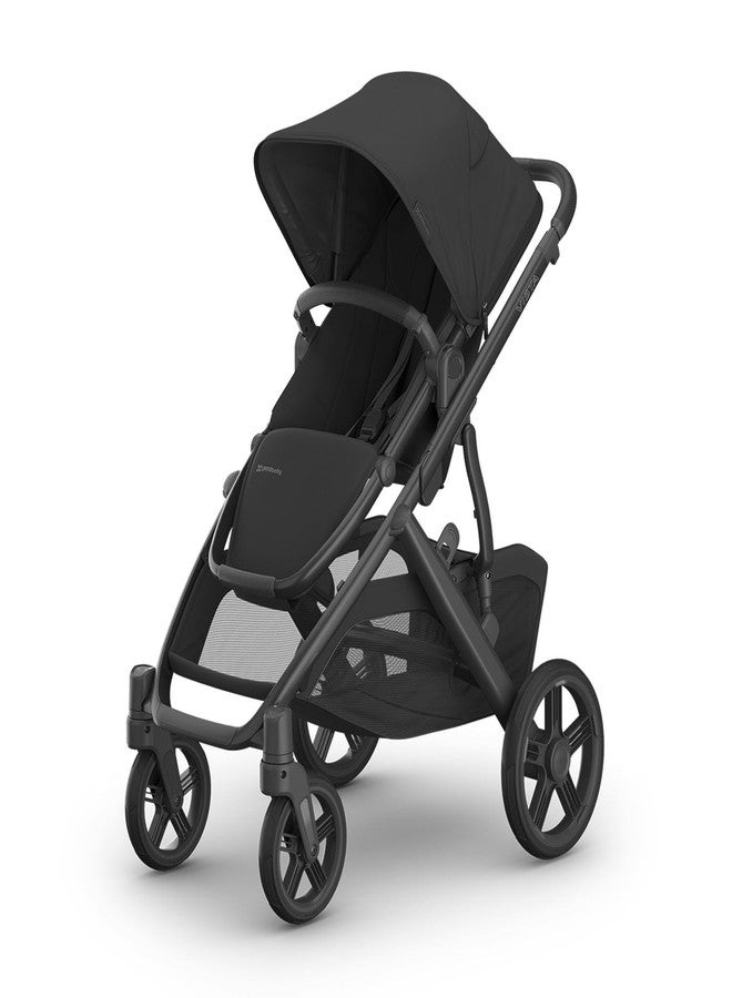 UPPAbaby Vista V3 Convertible Single-to-Double Stroller for Baby & Toddler, 30+ Configurations, Car Seat Compatible, All-Wheel Suspension, XL Basket – Jake (Charcoal/Carbon Frame) - Image 1