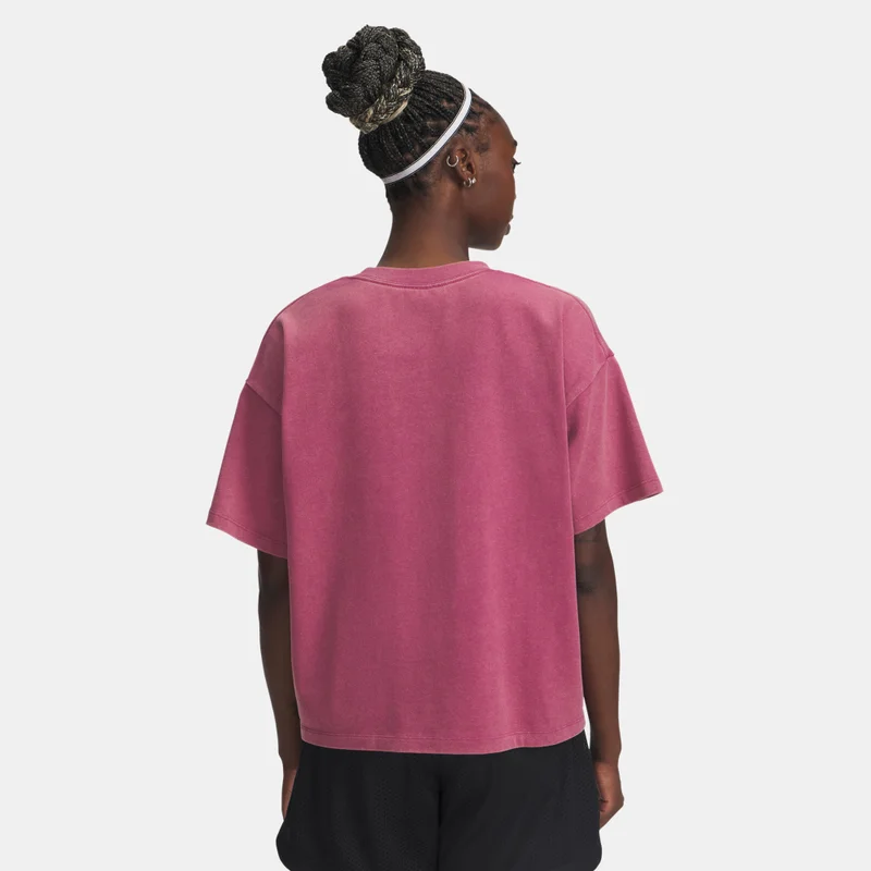 اندر ارمر تيشيرت نسائي ثقيل بقصة واسعة