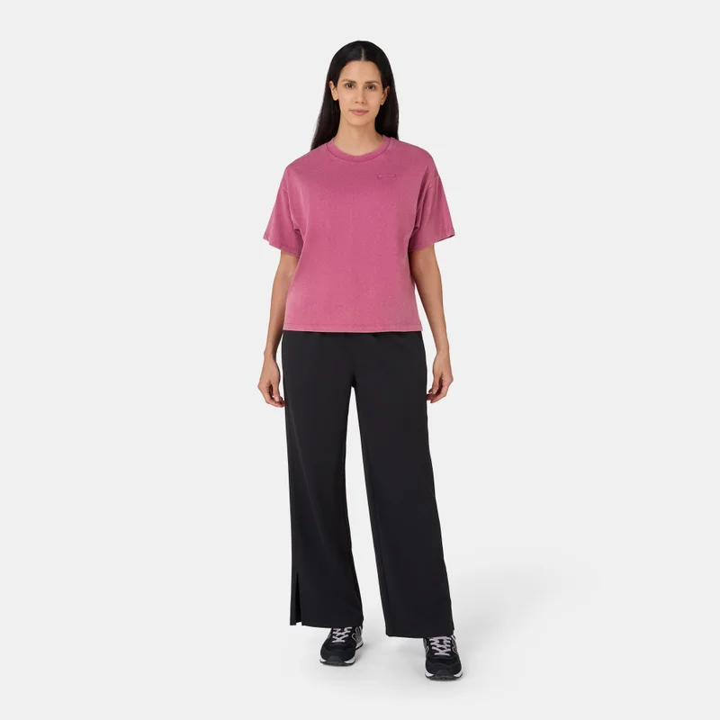 Under Armour Pink Women's Boxy Heavyweight T-Shirt for Women | Best Price UAE
