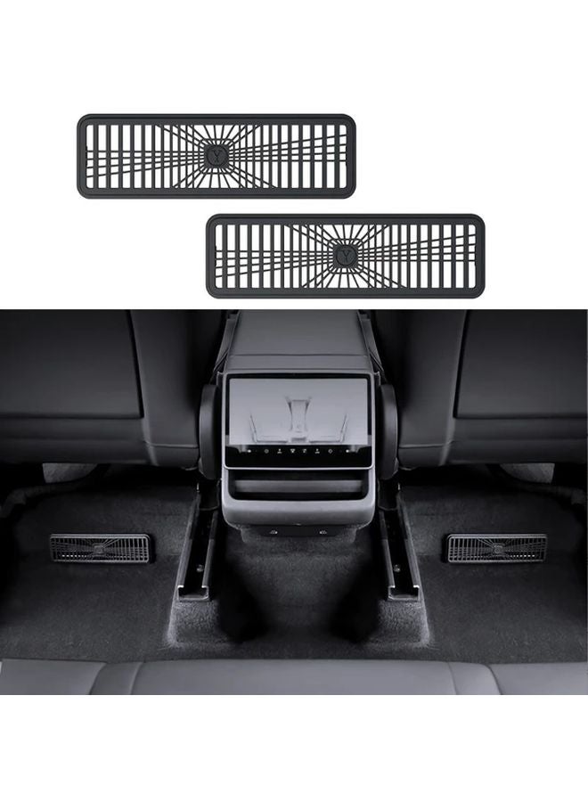 Tesla Model Y 2025 Backseat Air Vent Cover Protection Set 2Pcs - Image 1