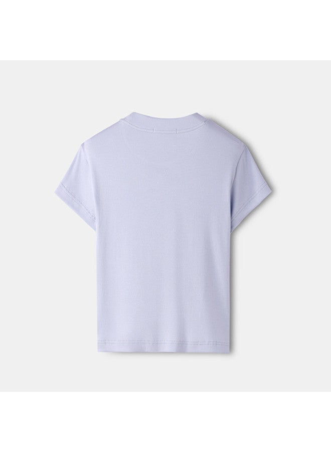 HLA 25 Summer Round Neck Straight Stretch Soft Knitted Women'S Short Sleeve T-Shirt - Image 3
