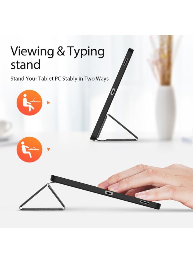 عام غطاء لسامسونج جالكسي تاب S10 FE بلس 13.1 بوصة 2025: غطاء لوحي مع حامل قلم، جلد PU فاخر مقاوم للسقوط والصدمات مع ميزة الاستيقاظ/النوم التلقائي. - Image 5