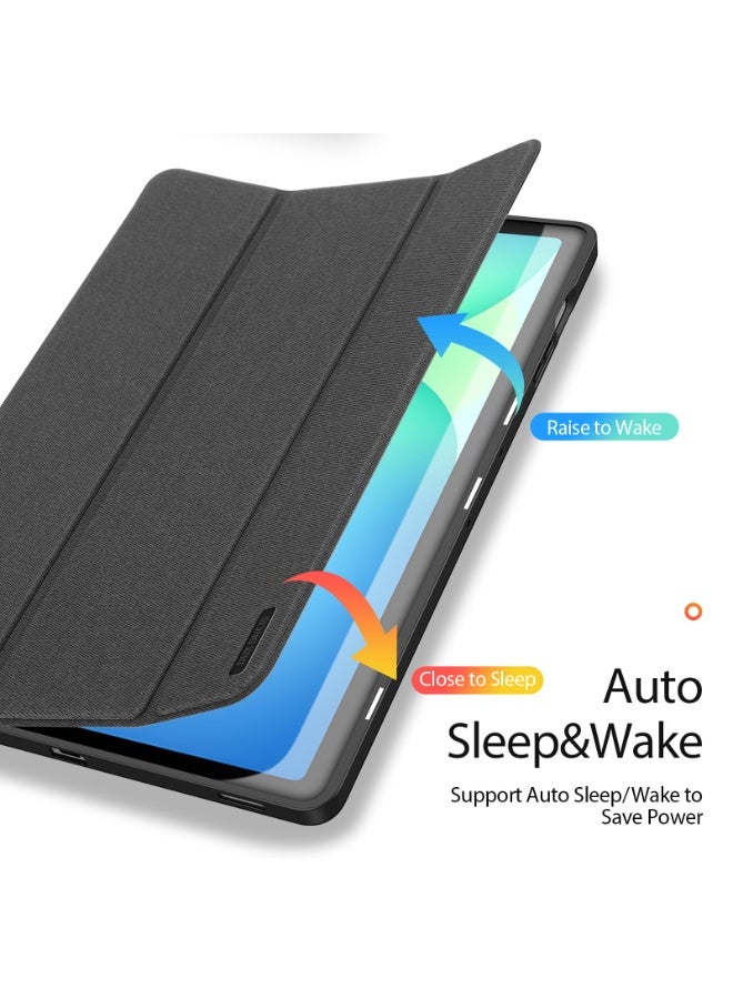 عام غطاء لسامسونج جالكسي تاب S10 FE بلس 13.1 بوصة 2025: غطاء لوحي مع حامل قلم، جلد PU فاخر مقاوم للسقوط والصدمات مع ميزة الاستيقاظ/النوم التلقائي. - Image 3
