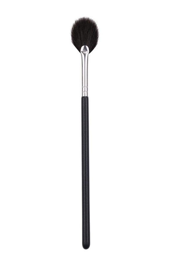 IPRESTA Fan Brush Professional Blush Brush Soft Vegan Synthetic Makeup Brush for Face Highlighter Applicator Eyeshadow Brush - Image 1
