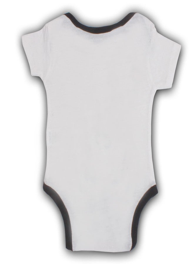 Peanuts’ Snoopy Baby’s Short Sleeve Bodysuit bodysuit, Unisex Design, White Creeper, Size 12M - Image 2