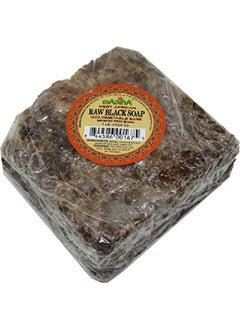 Madina African Black Soap Raw Best for Acne Treatment Eczema Dry Skin Psoriasis Scar Removal Dandruff Pimples Mark Removal Antifungal Face & Body Wash (16 ounce)  - Image 1