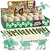 VICHTOP Dinosaur Egg Excavation Dig Kit for Kids 12Pack Easter Basket Stuffers Glow in The Dark Dino Easter Eggs Dinosaur Toys Easter Gift for 3 4 5 6 7 8 Year Old - Image 2