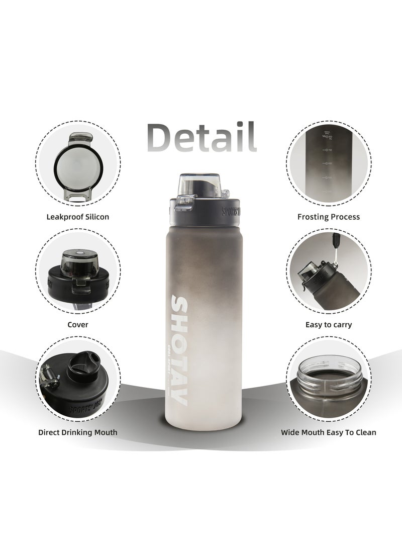 SHOTAY SHOTAY Sports Water Bottles 950ML BPA Free And Leakproof, Fast Flow With Removable Straw, Gym Water Bottle For School, Fitness And Outdoor Sports.  - Image 3