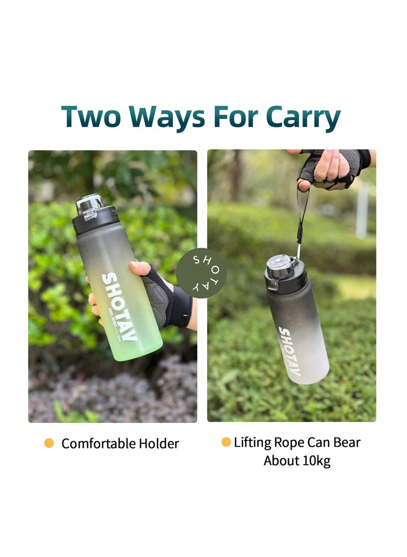 SHOTAY SHOTAY Sports Water Bottles 950ML BPA Free And Leakproof, Fast Flow With Removable Straw, Gym Water Bottle For School, Fitness And Outdoor Sports.  - Image 5