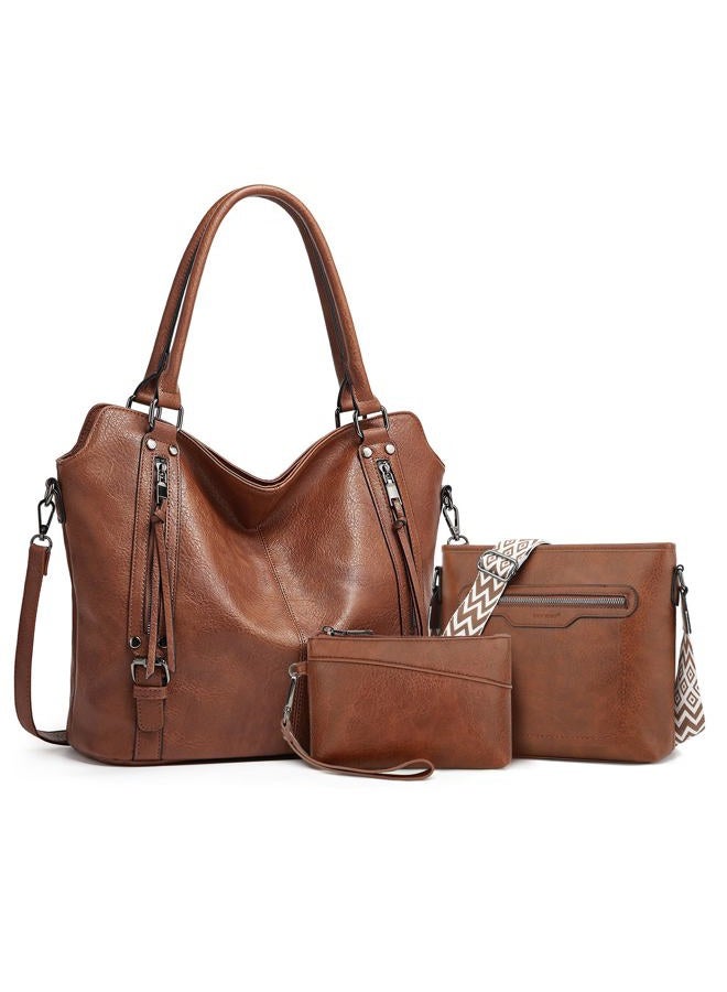 TANTOMI Crossbody Bags Set for Women, Tote Handbags Large Purse Shoulder Hobo Ladies Wallet with Adjustable Straps - Image 1