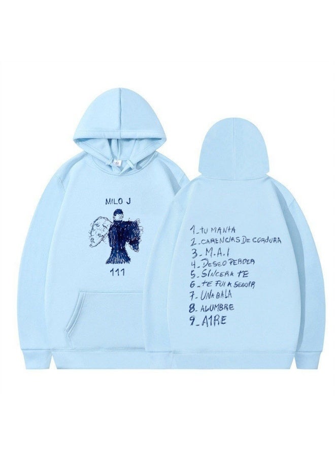 NIBEMINENT Milo J Hooded Sweatshirt - Unisex Loose Fit Polyester Pullover for Sports and Leisure - Image 1