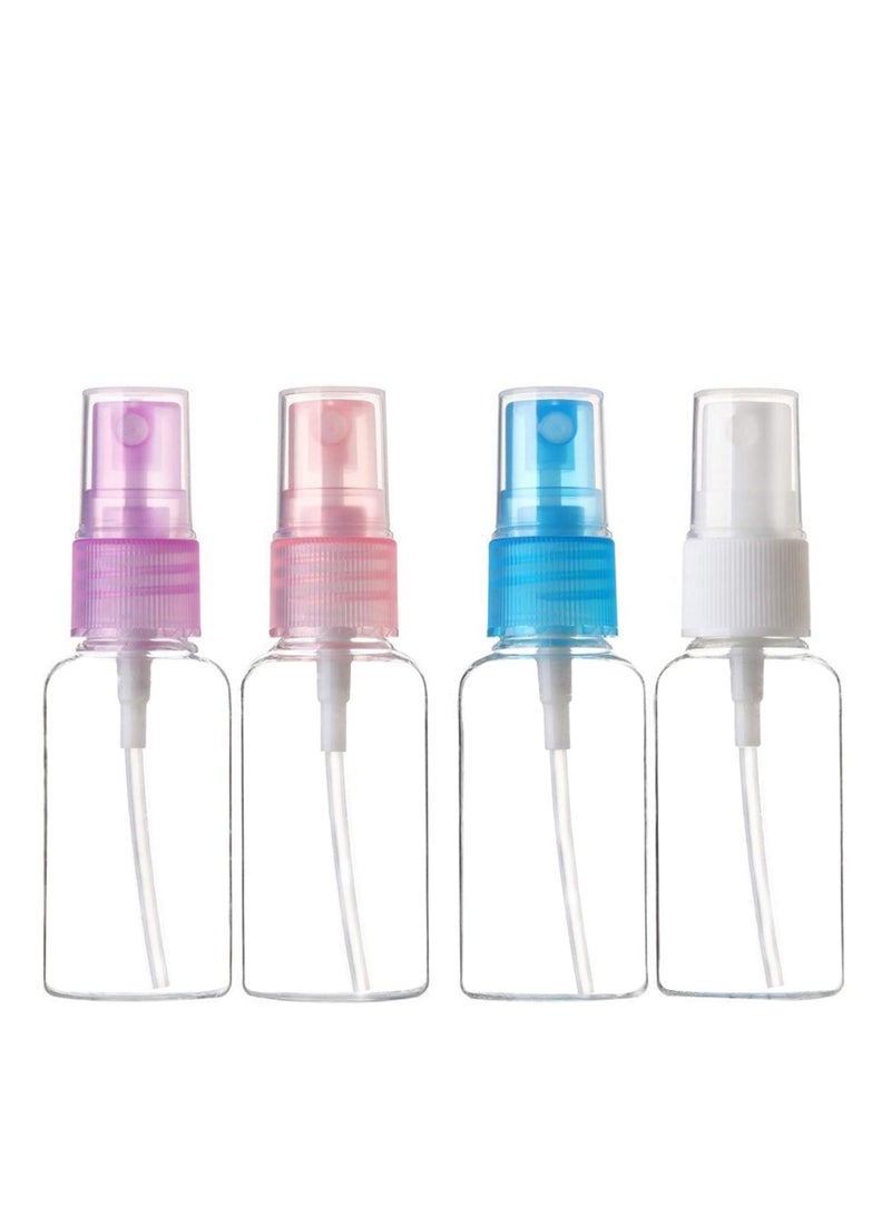 Empty Plastic Spray Bottle Refillable – 2-Piece Set with Fine Mist – Travel Size – Random Colors - Image 2