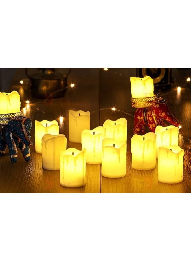 12 pieces - LED Tea Light Candles - Image 3
