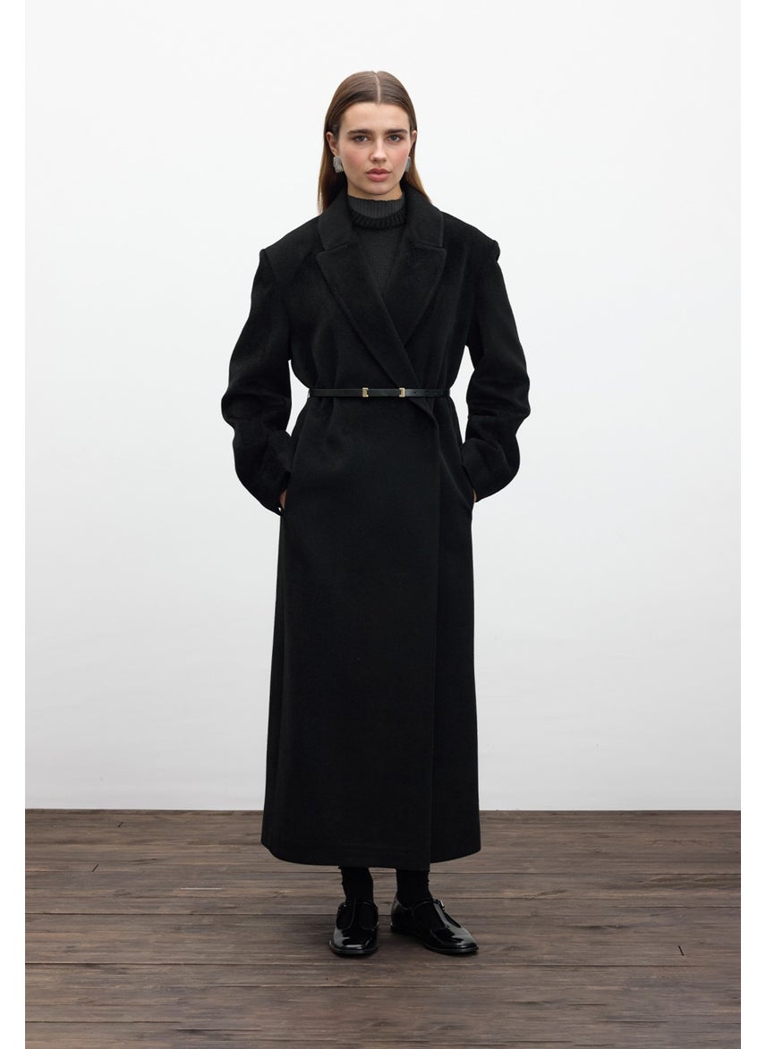 Belted Long Cashmere Coat Black - pzsku/Z23967EE9440AB4DF3CB4Z/45/_/1741272224/b6be6f06-9385-47ea-a91f-d133bd5f515a