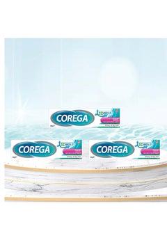 COREGA 3-Piece Super Taste Free Denture Fixative Cream 40gm 