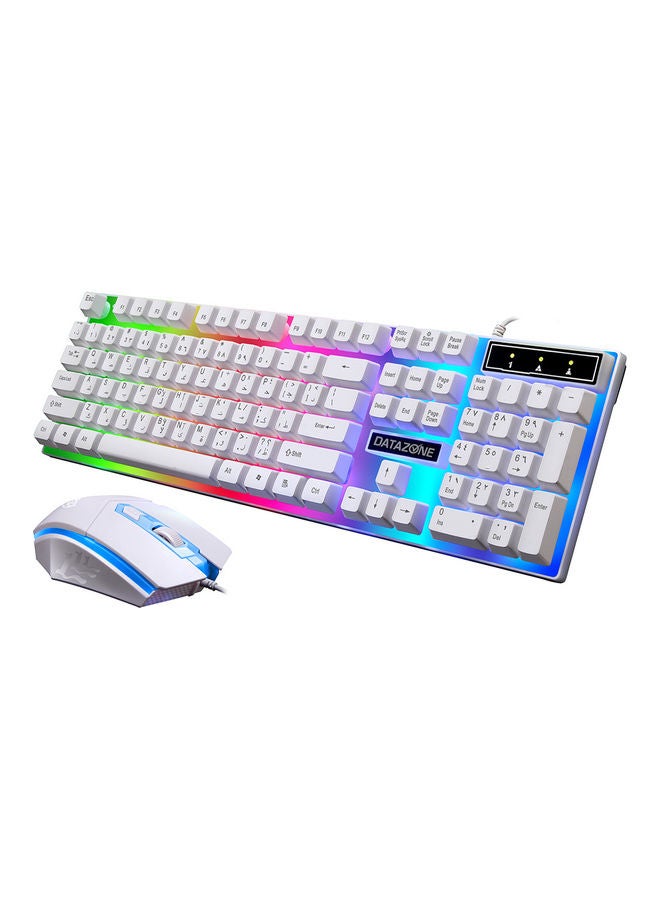 Datazone Backlit Wired Keyboard And Gaming Mouse - Image 1