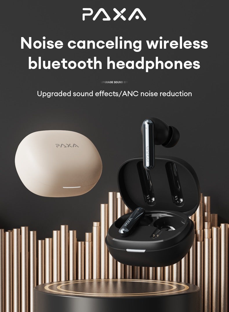 PAXA-PA-T01 Wireless Bluetooth Headset-Beige - Image 2