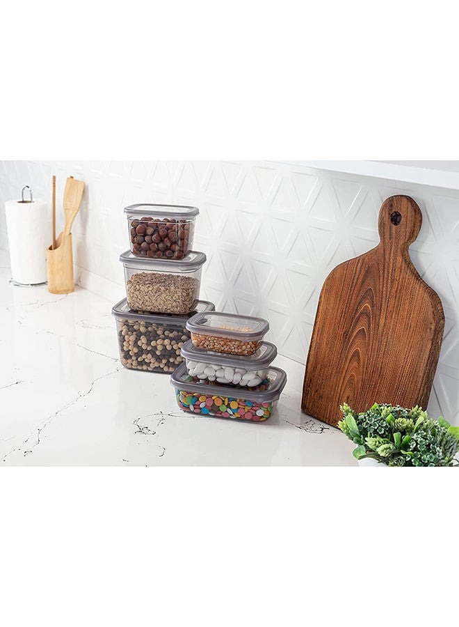 Orchid صندوق تخزين بلاستيكي من فولي لايف مع غطاء قابل للقفل سعة 1300 مل - Image 2