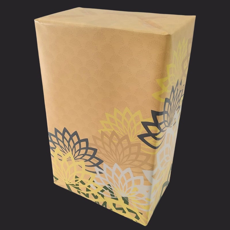 eVincE - thoughtful PRESENTations eVincE Birthday Gift Wrapping Paper with Pretty Lotus Pattern | Set of 25 Sheets, 70 x 50 cms Large Wrap | For Diwali Xmas Wedding Anniversary Rakhi and All Occasion |  - Image 5