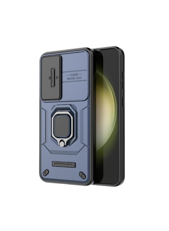 S-TOP Case For Samsung Galaxy S24+ 5G Sliding Camshield TPU + PC Shockproof Phone Case with Holder - Image 1