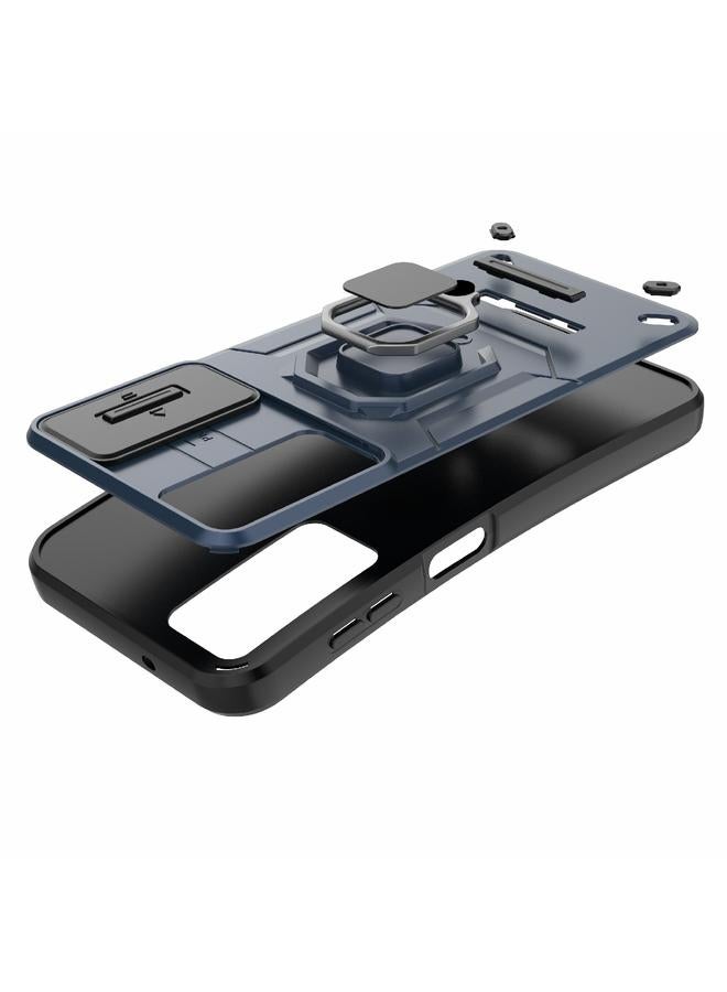 S-TOP Case For Samsung Galaxy S24+ 5G Sliding Camshield TPU + PC Shockproof Phone Case with Holder - Image 4