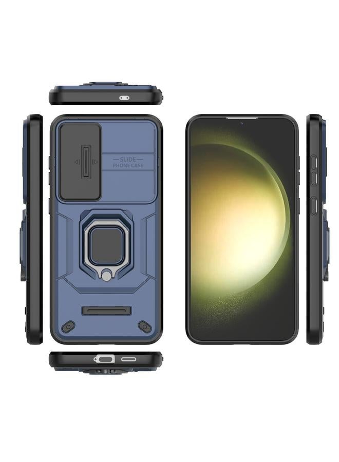 S-TOP Case For Samsung Galaxy S24+ 5G Sliding Camshield TPU + PC Shockproof Phone Case with Holder - Image 2