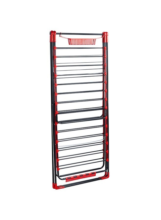 Laundry rack and clothes drying rack made of rust-resistant aluminum tubes, black/red, made in Turkey - pzsku/Z239718BE56788F6E25C1Z/45/_/1724850466/764cd0fd-026a-4591-82b6-69776e299b3f