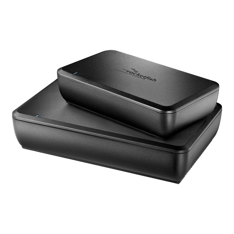 Rocketfish مجموعة مكبرات الصوت اللاسلكية من روكيتفيش - مجموعة مكبرات الصوت مع مرسل ومستقبل - نظام صوتي للترفيه في المنزل - نظام صوت محيطي لاسلكي بحجم مدمج واستهلاك منخفض للطاقة - Image 1