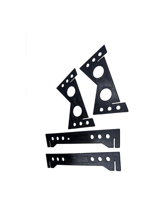 WYZBEN Support Display Stand For Rc Catamaran Boat, Ship, Speedboat Model, Diy Black Plastic Rc Toy Boat Hull Stand Holder - Image 3