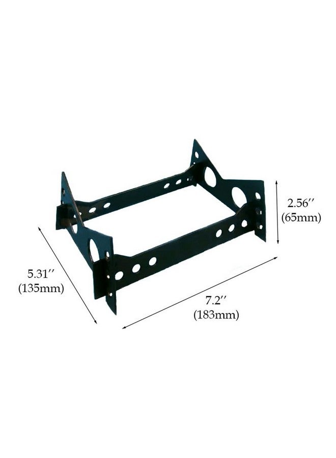 WYZBEN Support Display Stand For Rc Catamaran Boat, Ship, Speedboat Model, Diy Black Plastic Rc Toy Boat Hull Stand Holder - Image 2