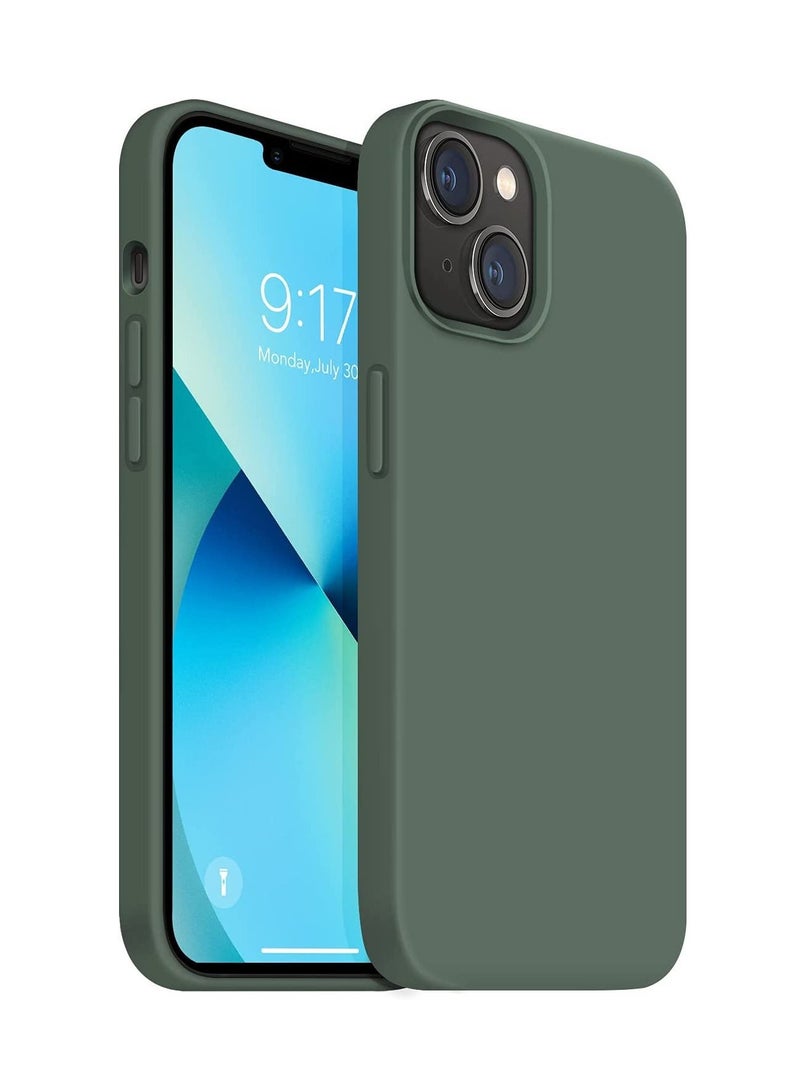 DUSALA Compatible with iPhone 13 Case, [Drop Protection] [Anti-Scratch] Shockproof Liquid Silicone Anti-Fingerprint Cover with Microfiber Lining Phone Case for iPhone 13 6.1" - Image 1