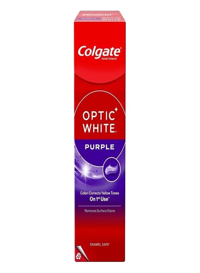 Colgate معجون أسنان كولجيت أوبتيك وايت بنفسجي 100 جرام - Image 2