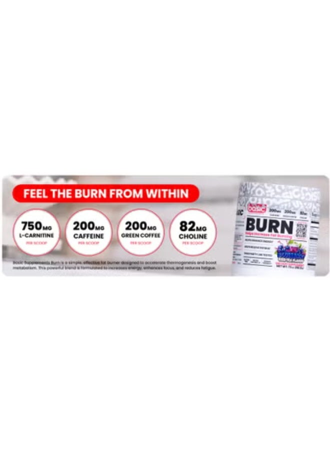 Basic Supplement Blueberry Iced Tea Basic Burn (202.5G) - Image 3