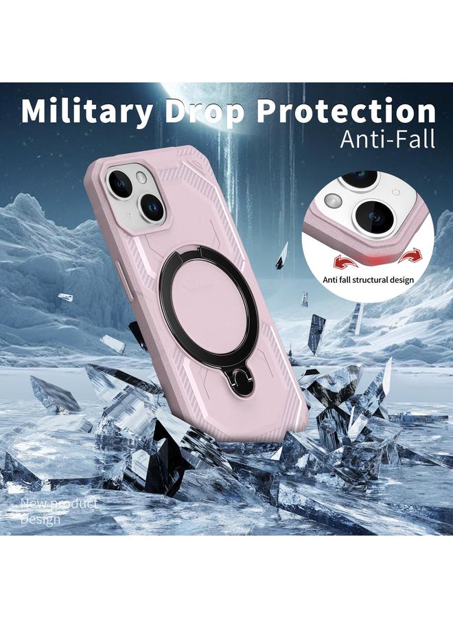 S-TOP Case For iPhone 15 Plus Frosted MagSafe Holder Phone Case - Image 3