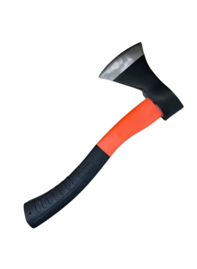 اجز فأس ثقيل بسلاح فولاذي ومقبض ألياف مانع للانزلاق – مناسب لتقطيع الخشب والاستخدام الخارجي والحدائق - Image 2