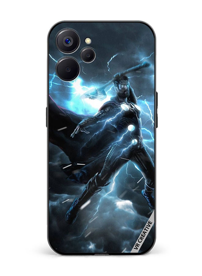 VR CREATIVE Protective Case Cover For Realme 10 5G Thor Light Design Multicolour - Image 1