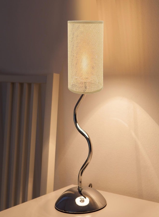 UKCOCO2pcs Rattan Woven Lamp Shade, Hanging Pendant Light Cover Cylinder Rustic Boho Lampshade Bulb Cage for Floor Light Table Lamp Home Decor E27 - Image 5