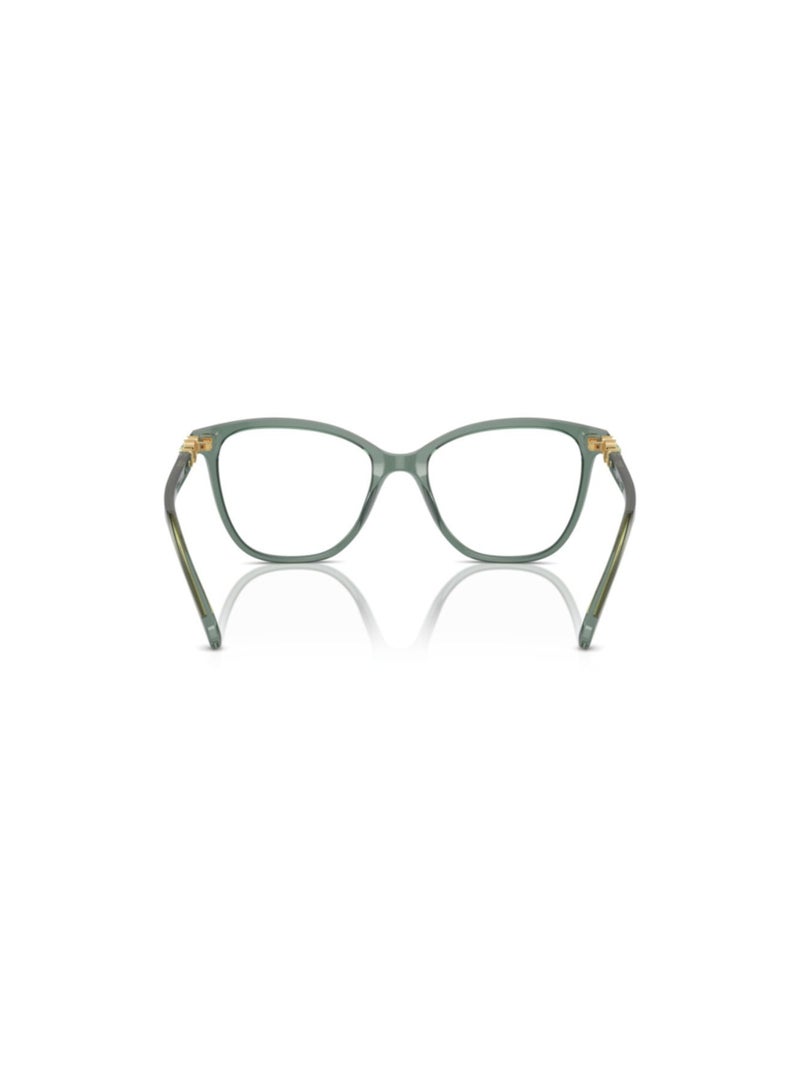 SWAROVSKI Swarovski Woman Square  Eyeglasses- Sk 2020 - Lense Size:52Mm - Trasparent Green - Image 3