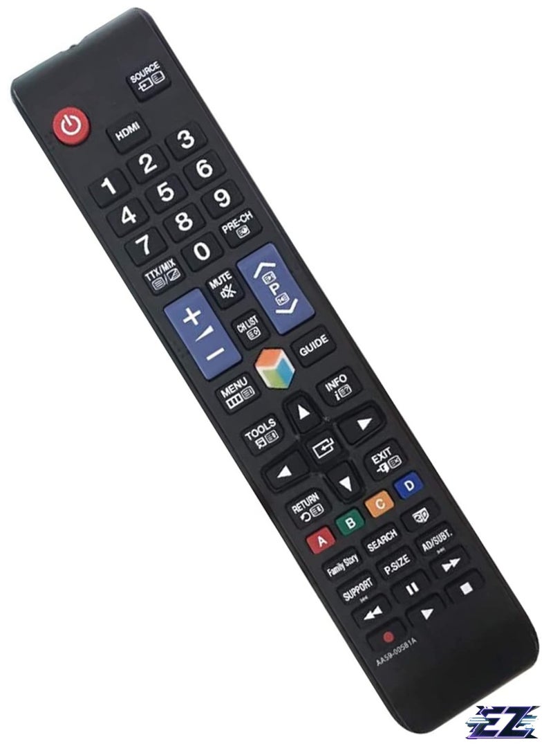 ELTRAZONE Replacement Remote Control Samsung AA59-00581A for Remote Control Samsung Smart TV 3D LCD LED TV with Battery - Image 2