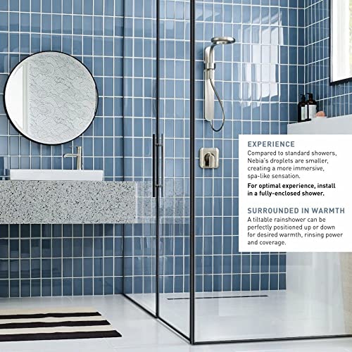 MOEN موين N214R0BL دش سبا مطري، أسود غير لامع - Image 2