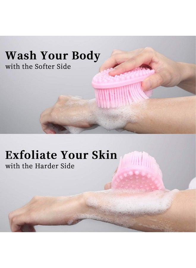 PRAMANTA 2-in-1 Exfoliating Bath & Shower Brush with Soft Bristles for Deep Clean & Soft Skin Massage Bath Brush (1Pcs) - Image 4