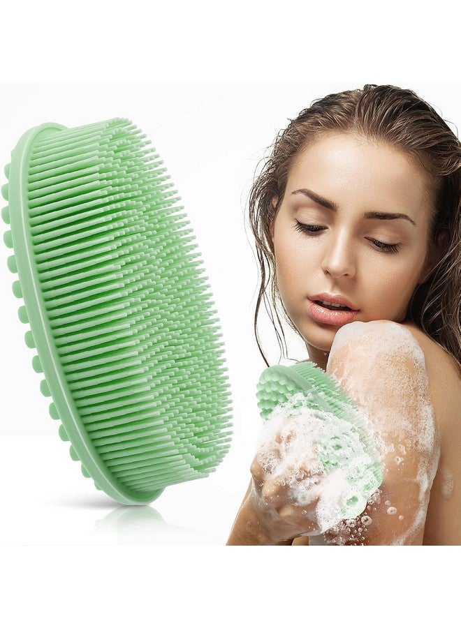 PRAMANTA 2-in-1 Exfoliating Bath & Shower Brush with Soft Bristles for Deep Clean & Soft Skin Massage Bath Brush (1Pcs) - Image 1