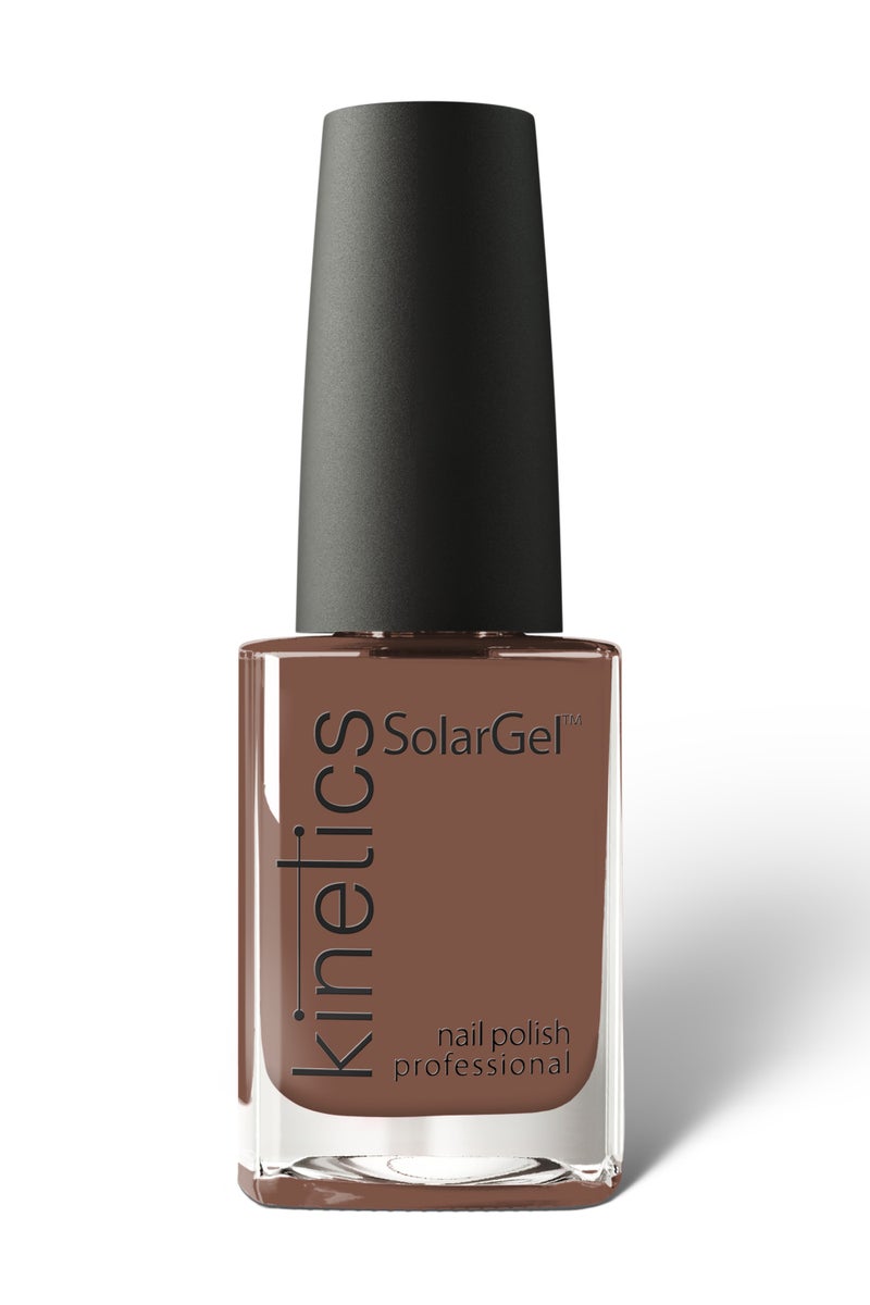 KINETICS طلاء أظافر سولارجل المحترف 15 مل | #661 موس الشوكولاتة - Image 1