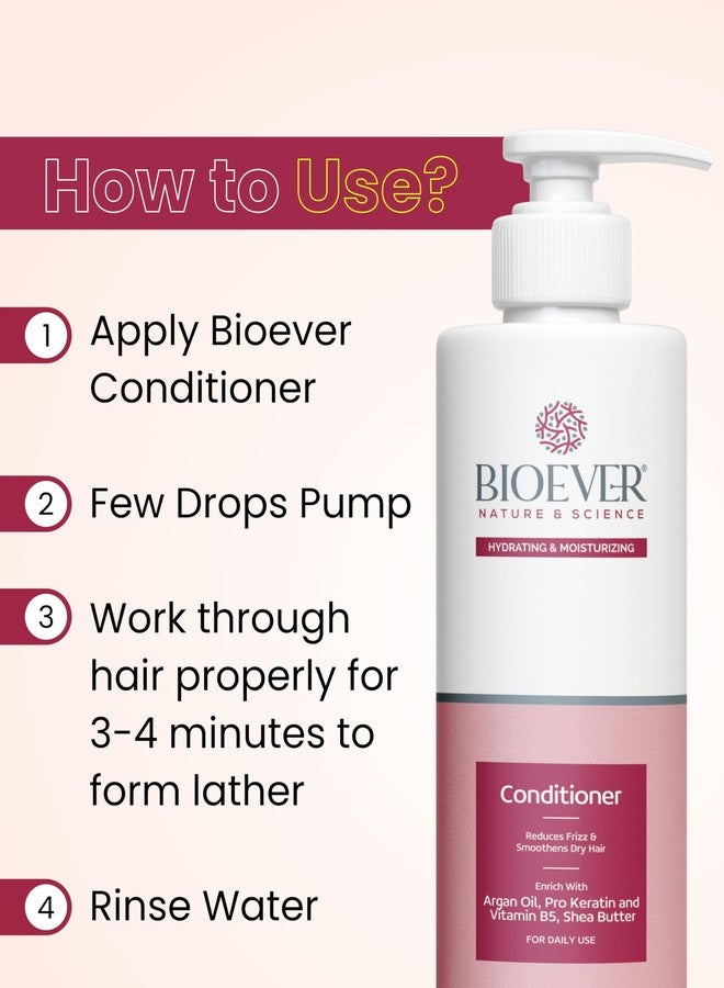 Bioever hair Conditioner Enrich With Argan Oil, Vitamin B5, Shea Butter | Sulfate-Free, Paraben-Free, Deep Hydration & Strength |For Men & Women | Premium Hair Care Solution - 200ML - Image 4