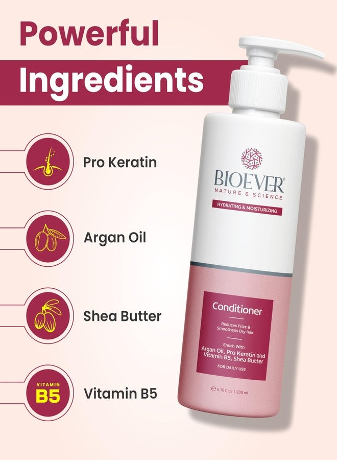Bioever hair Conditioner Enrich With Argan Oil, Vitamin B5, Shea Butter | Sulfate-Free, Paraben-Free, Deep Hydration & Strength |For Men & Women | Premium Hair Care Solution - 200ML - Image 3