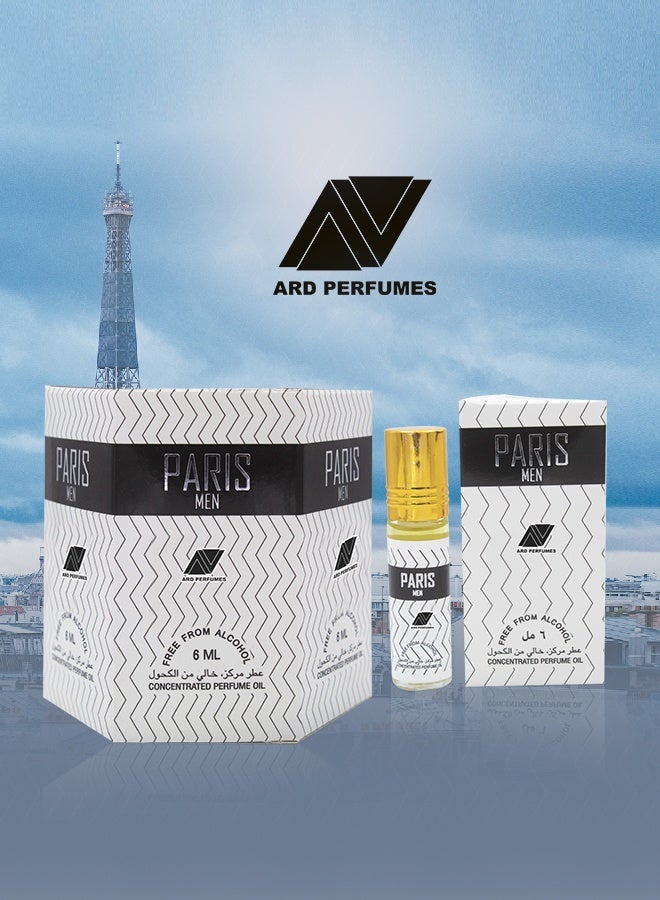 ARD PERFUMES Paris Men Roll-on Perfume Oil 6ml